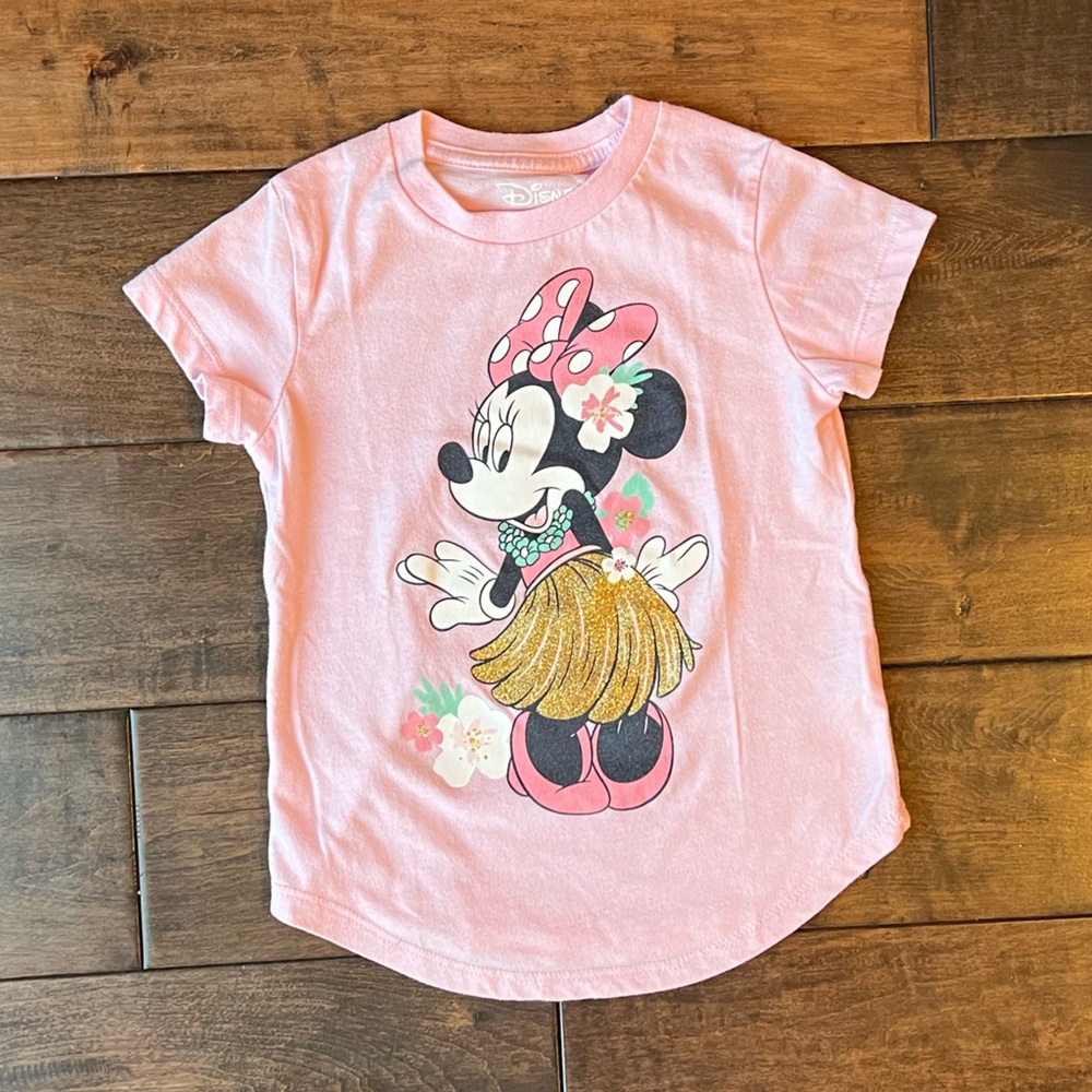 Jumping Bean Toddler Girl 4T Pink Minnie Mouse Short Sleeve T Shirt